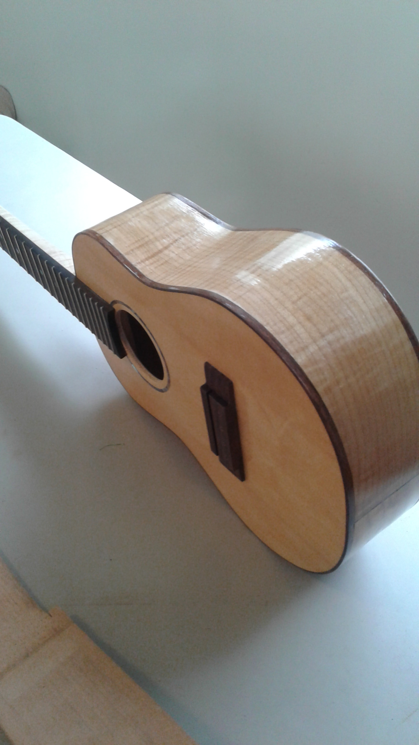Maple and Swiss Spruce tenor ukulele